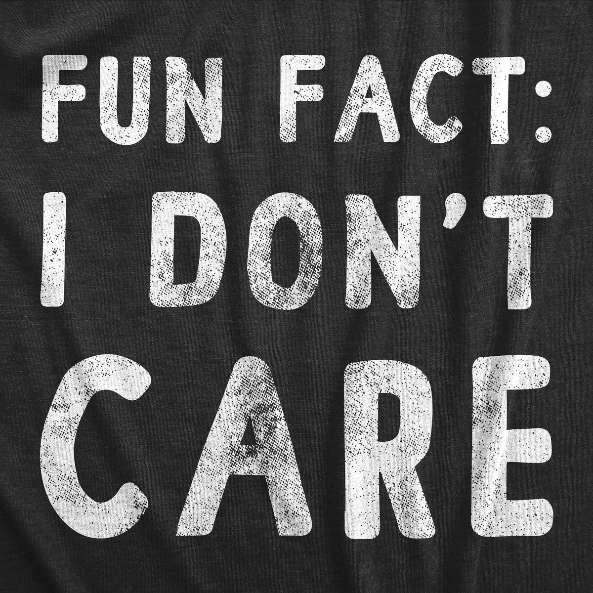 Fun Fact I Don’t Care Women&#39;s T Shirt