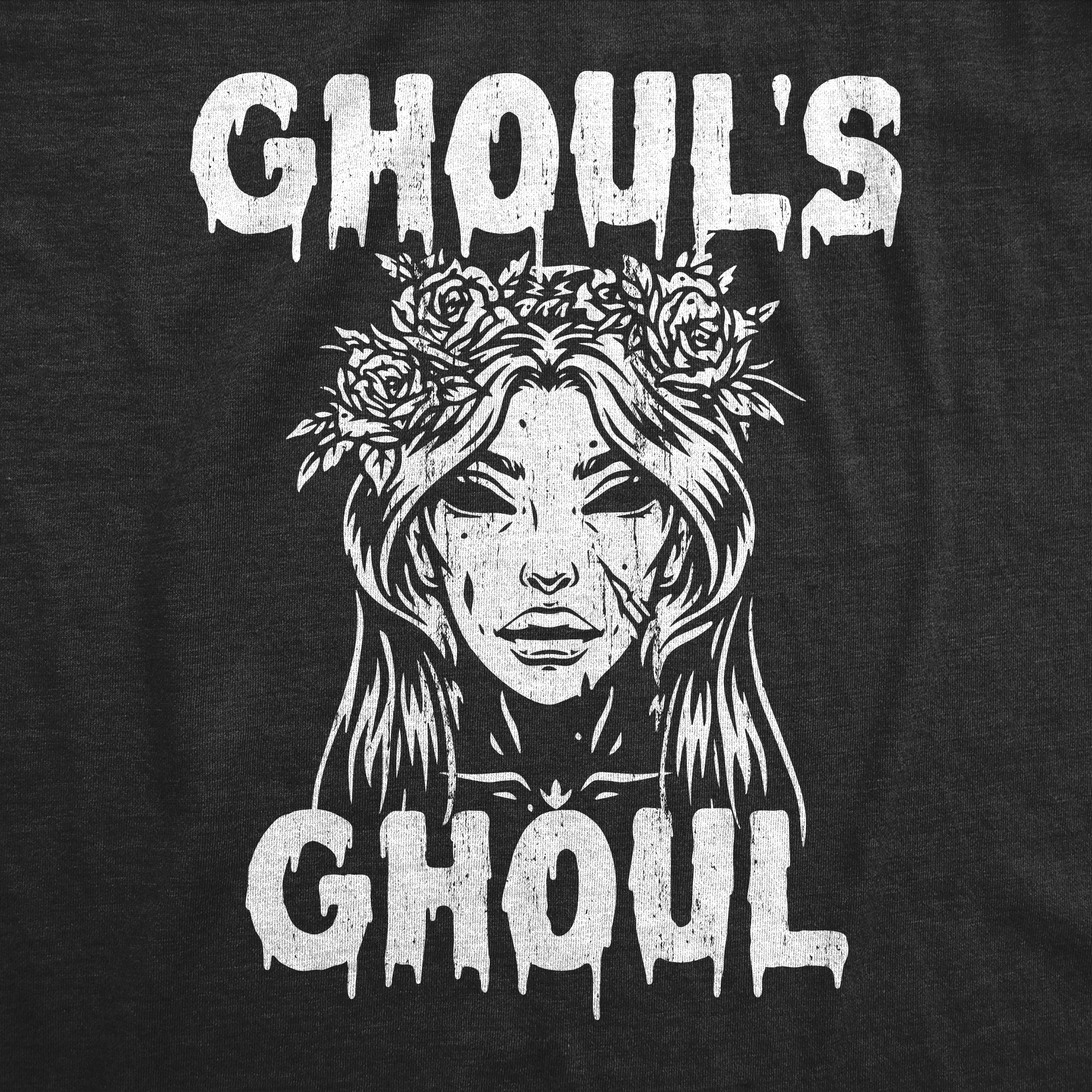 Funny Black Ghouls Ghoul Sweatshirt Nerdy Halloween Sarcastic Tee
