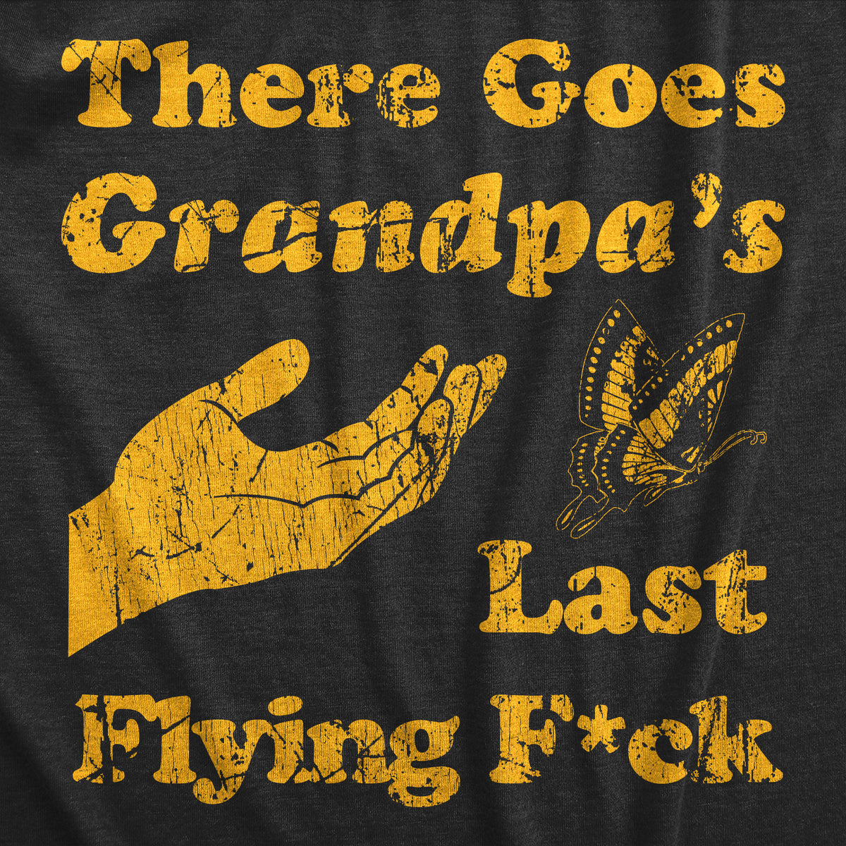There Goes Grandpas Last Flying Fuck Men&#39;s T Shirt