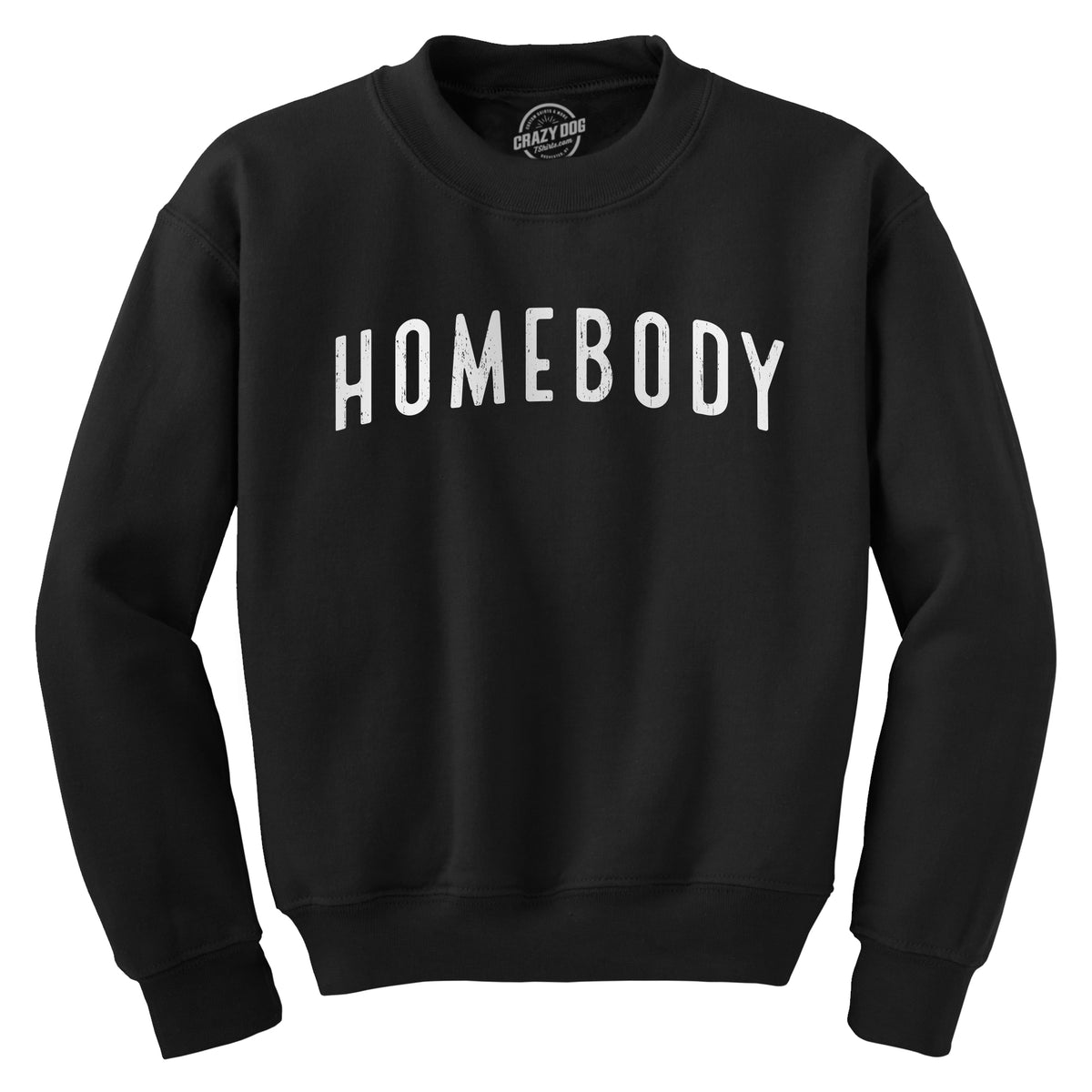 Funny Black Homebody Sweatshirt Nerdy introvert Tee