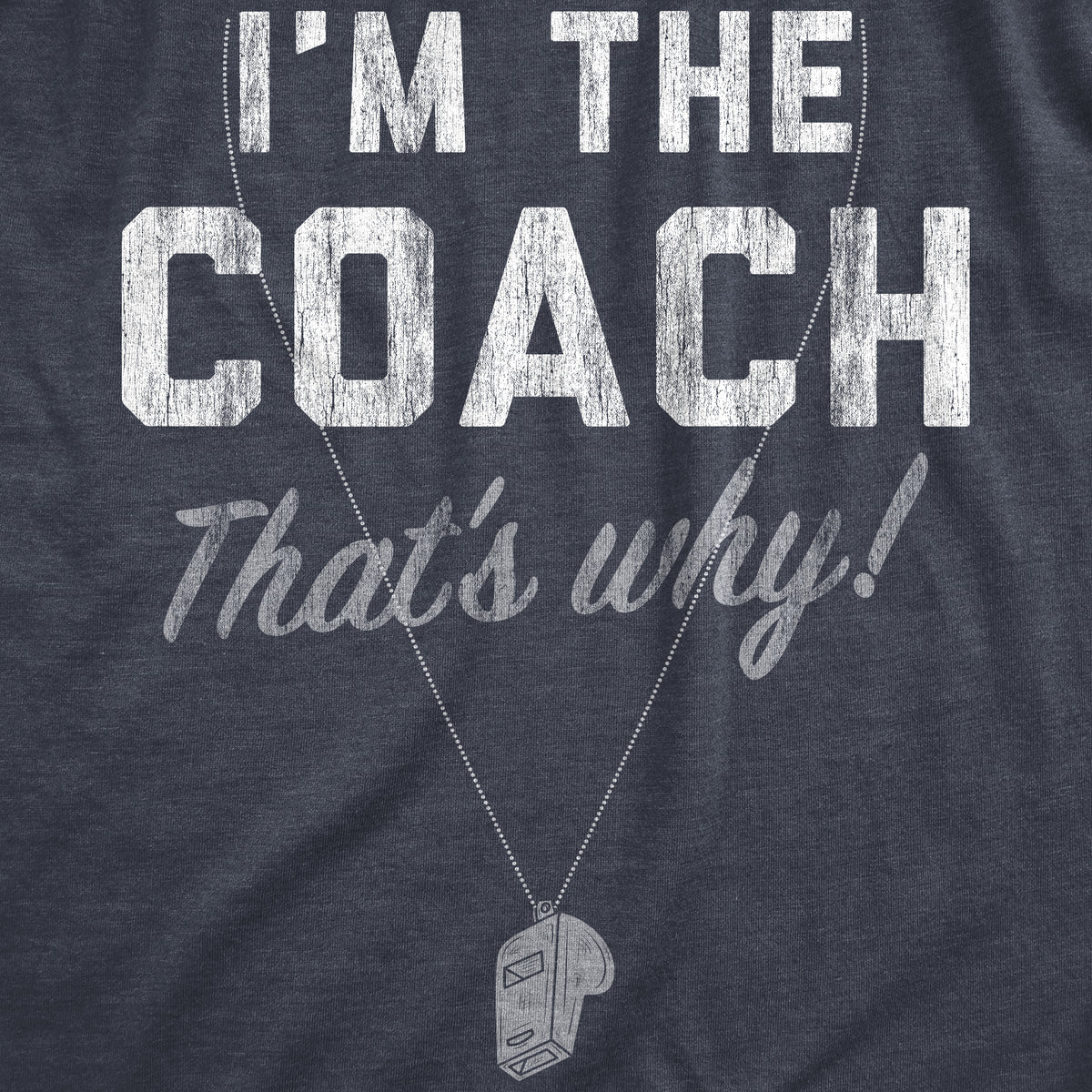 Im The Coach Thats Why Men&#39;s T Shirt