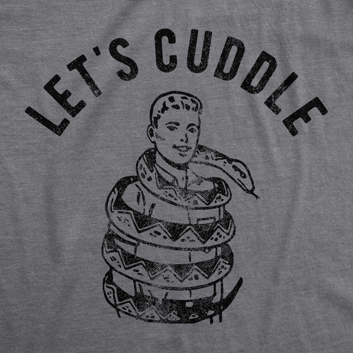 Lets Cuddle Snake Men's T Shirt