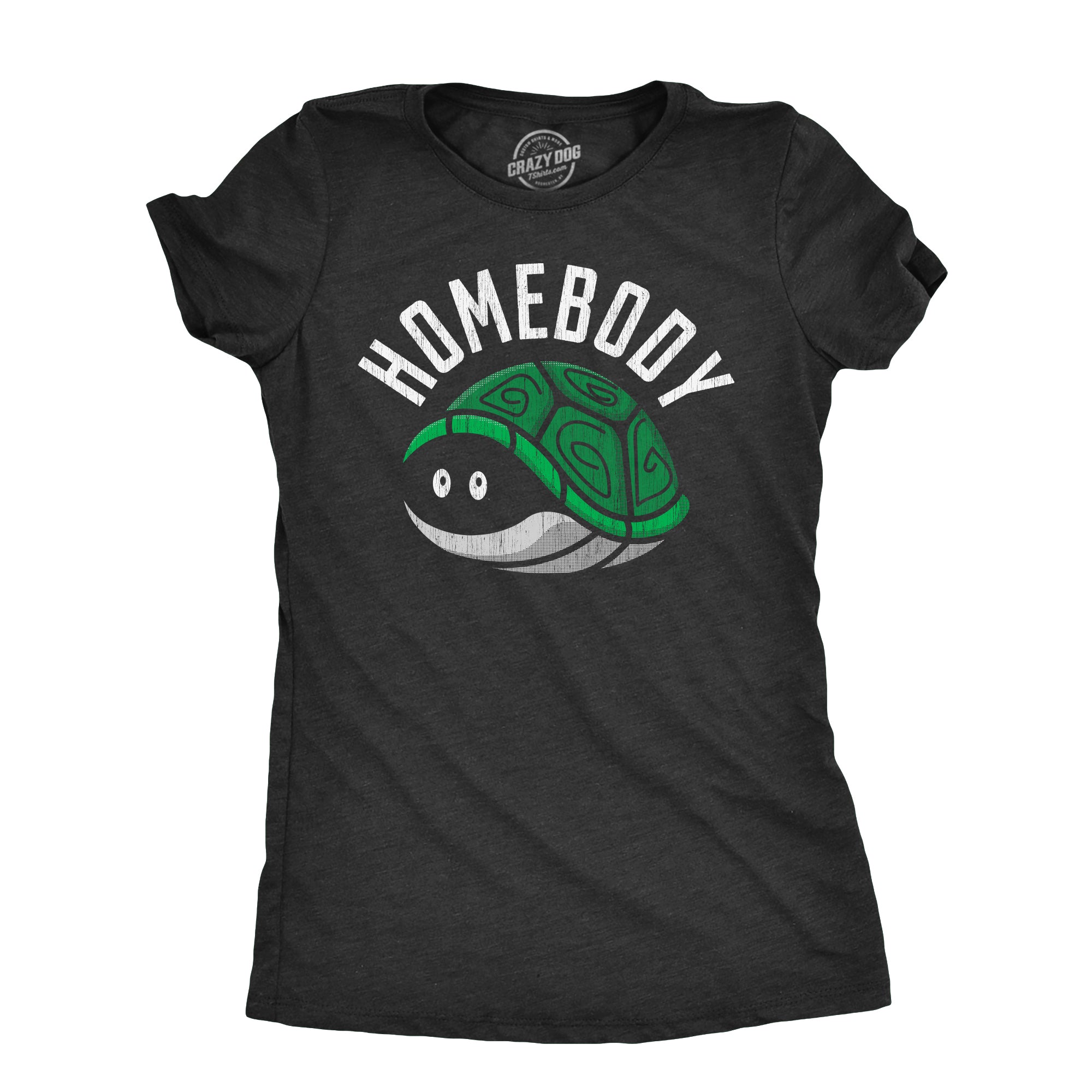 Funny Heather Black - HOMEBODY Homebody Womens T Shirt Nerdy Introvert sarcastic Tee