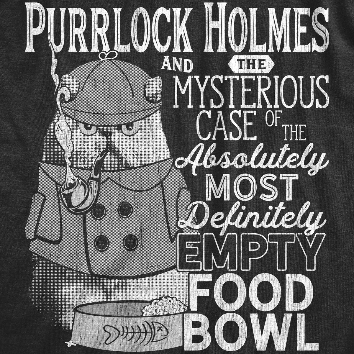 Purrlock Holmes Men&#39;s T Shirt