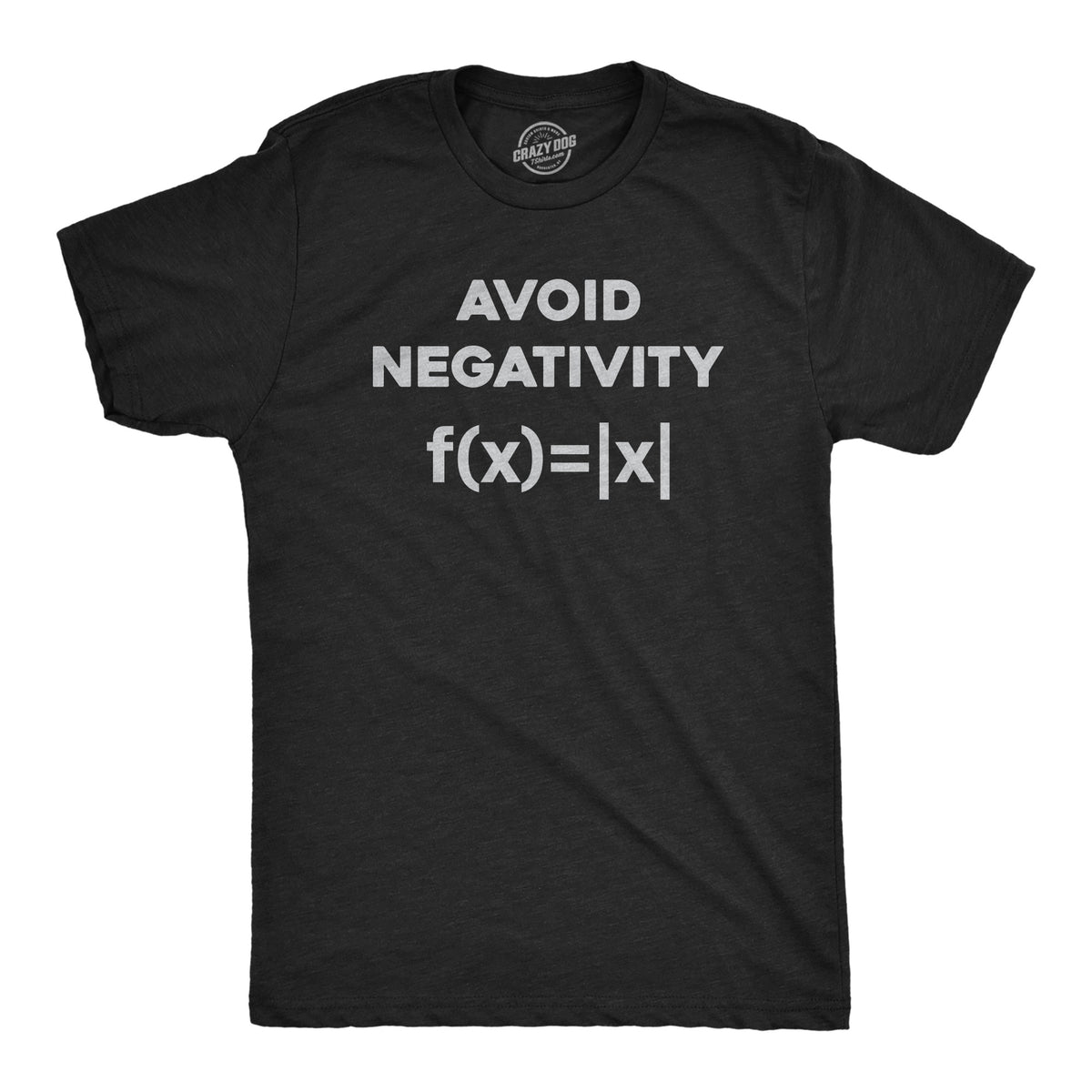 Funny Heather Black - NEGATIVITY Avoid Negativity Mens T Shirt Nerdy Nerdy Tee