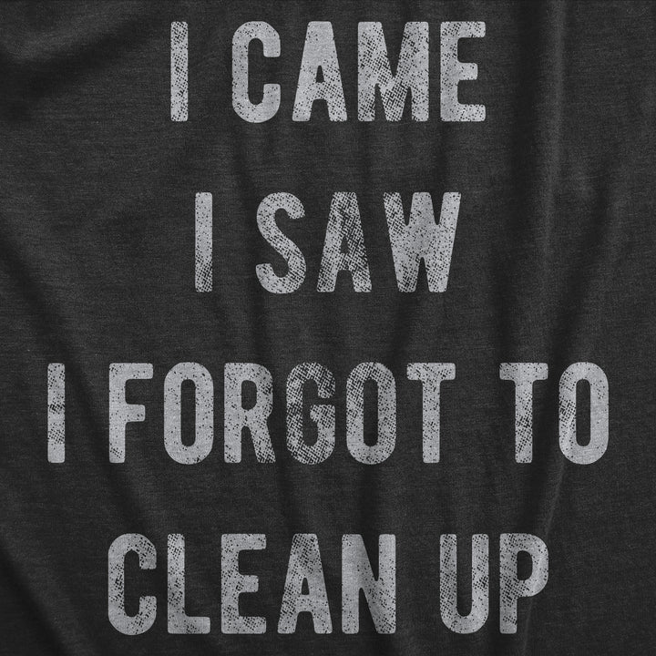 I Came I Saw I Forgot To Clean Up Men's T Shirt