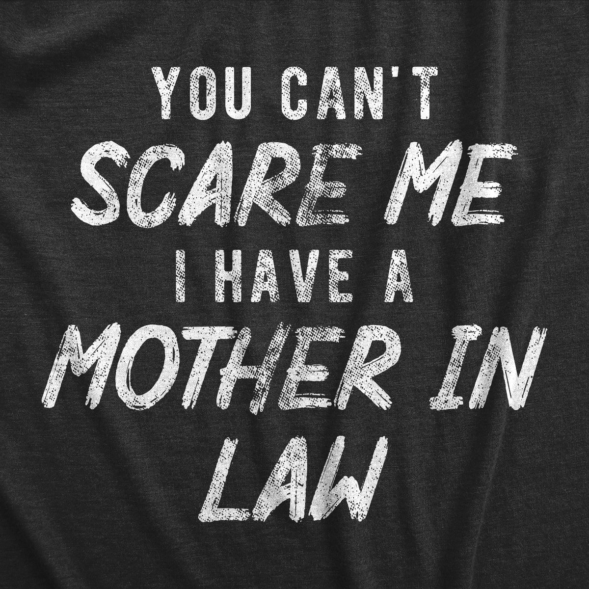 You Cant Scare Me I Have A Mother In Law Men&#39;s T Shirt