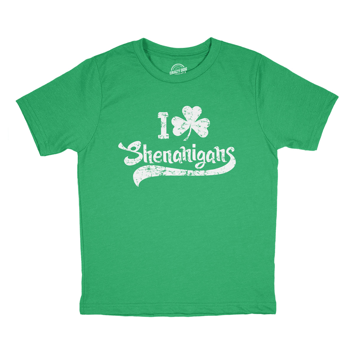 Funny Green - SHENANIGANS I Clover Shenanigans Youth T Shirt Nerdy Saint Patrick&#39;s Day Tee