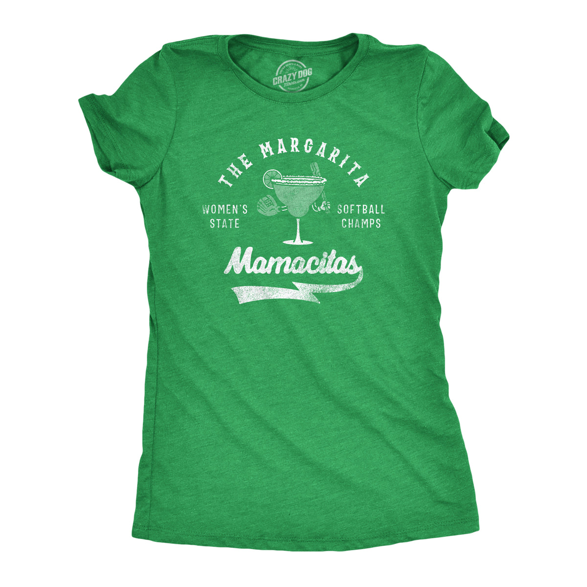 Funny Heather Green - MAMACITAS The Margarita Mamacitas Womens T Shirt Nerdy Drinking Tee