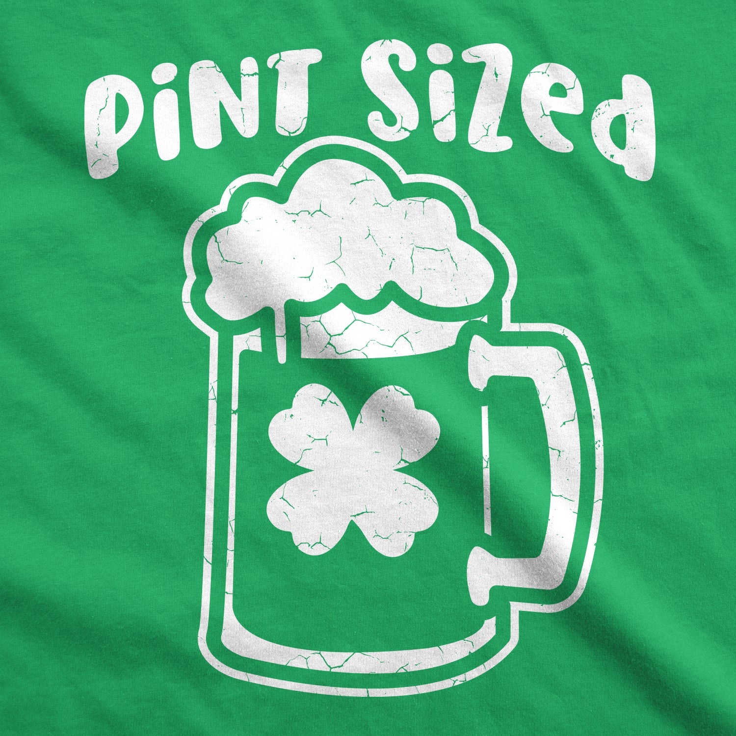 Funny Green - PINT Pint Sized Onesie Nerdy Saint Patrick's Day Beer Tee
