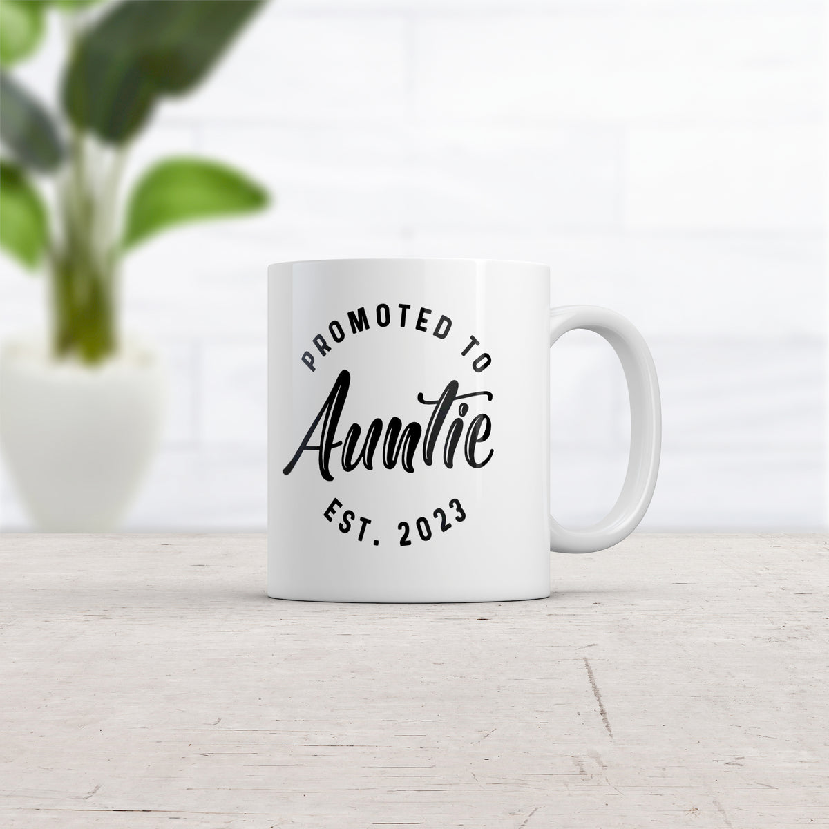Promoted To Auntie 2023 Mug