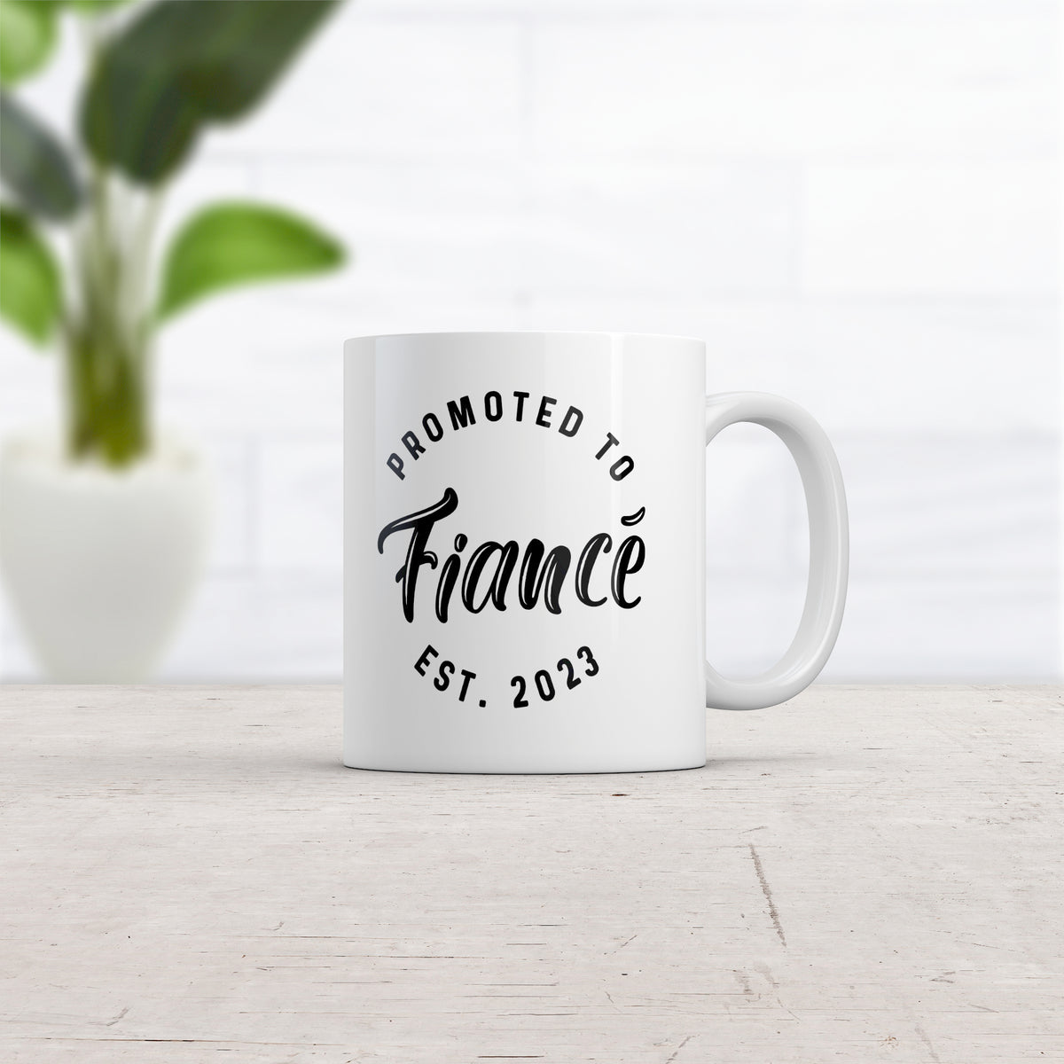 Promoted To Fiance 2023 Mug