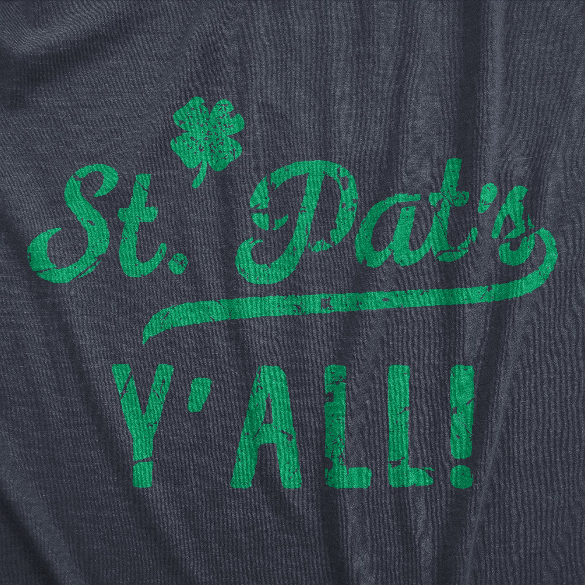 Funny Heather Navy - ST.PATS St Pats Yall Womens T Shirt Nerdy Saint Patrick's Day Tee