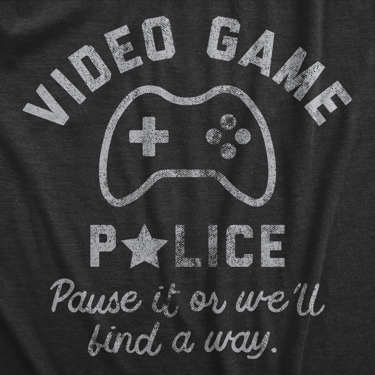 Video Game Police Men&#39;s Tshirt