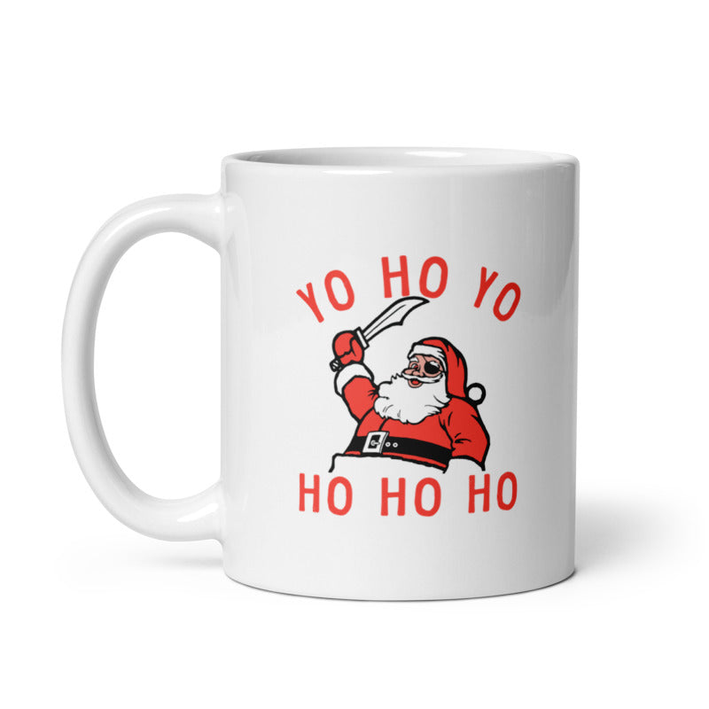 Funny White Yo Ho Yo Coffee Mug Nerdy Christmas Tee