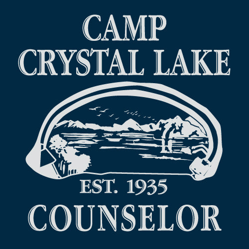 Funny Navy Camp Crystal Lake Counselor Hoodie Nerdy Halloween Camping TV & Movies Retro Tee
