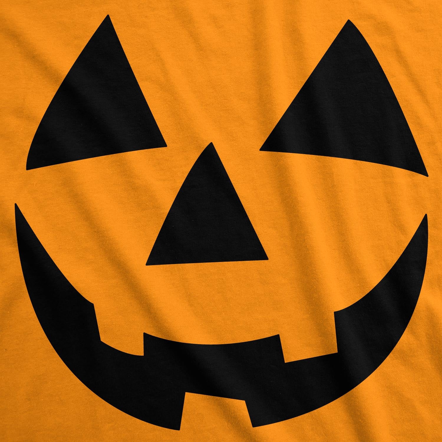 Funny Orange Happy Jack-O-Lantern Maternity T Shirt Nerdy Halloween Tee
