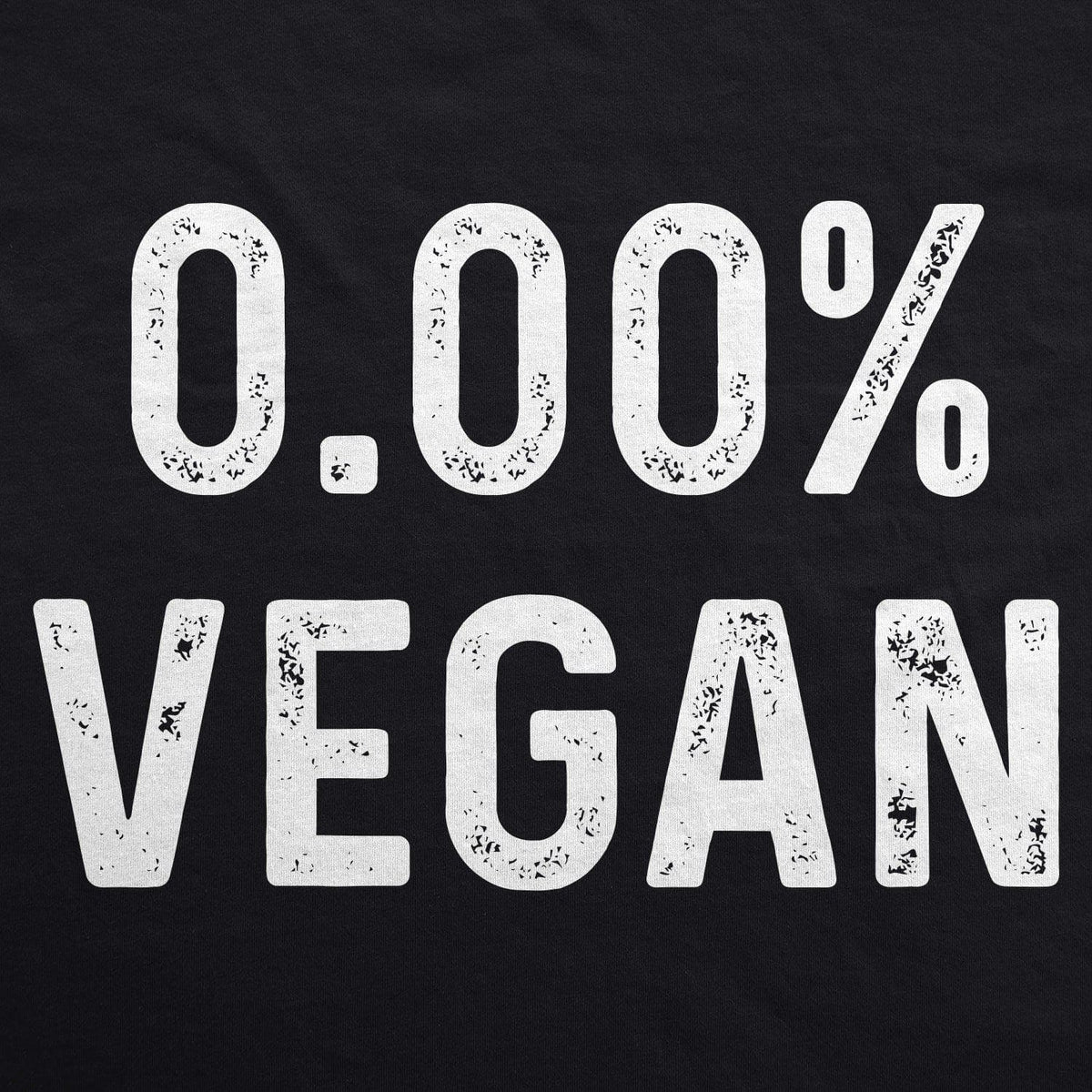 0.00% Vegan Cookout Apron - Crazy Dog T-Shirts