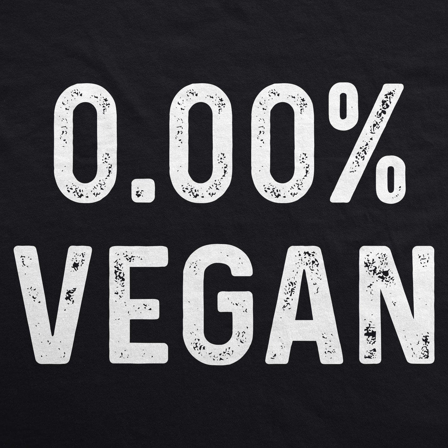 0.00% Vegan Cookout Apron - Crazy Dog T-Shirts
