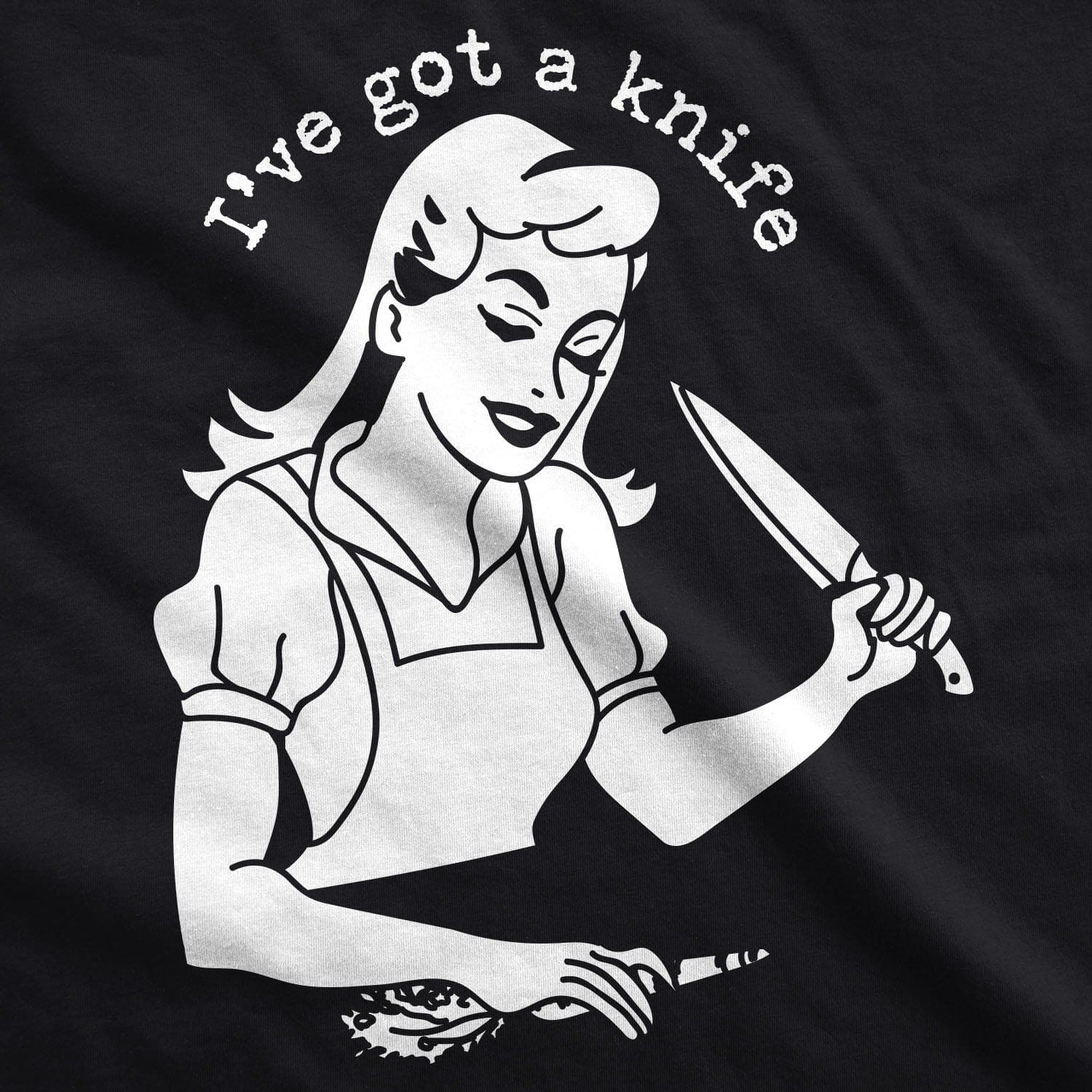 I Got A Knife Cookout Apron - Crazy Dog T-Shirts