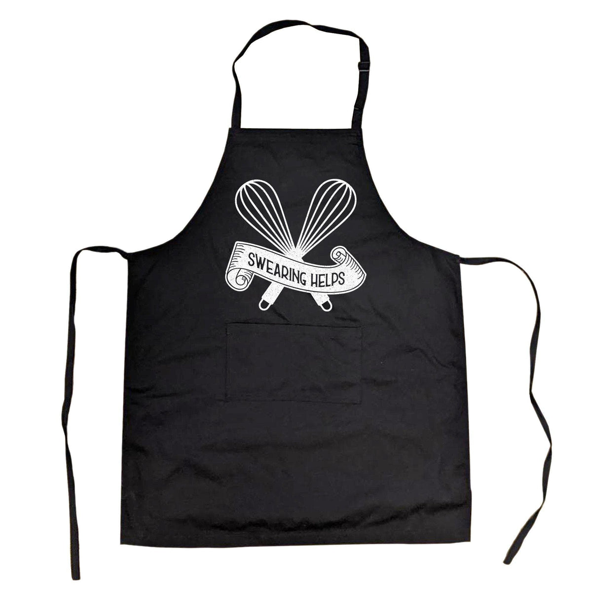 Swearing Helps Cookout Apron - Crazy Dog T-Shirts