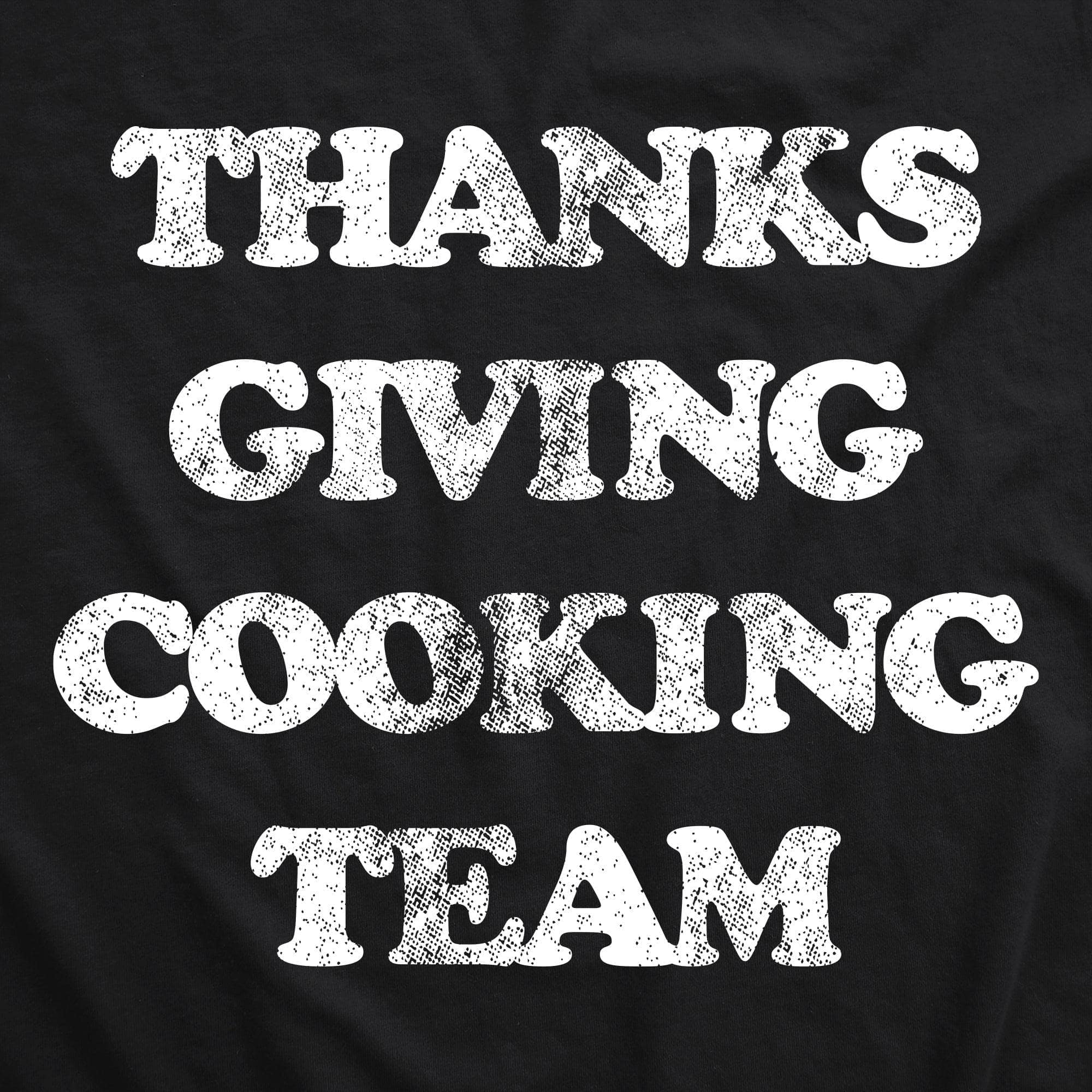 Thanksgiving Cooking Team Cookout Apron  -  Crazy Dog T-Shirts