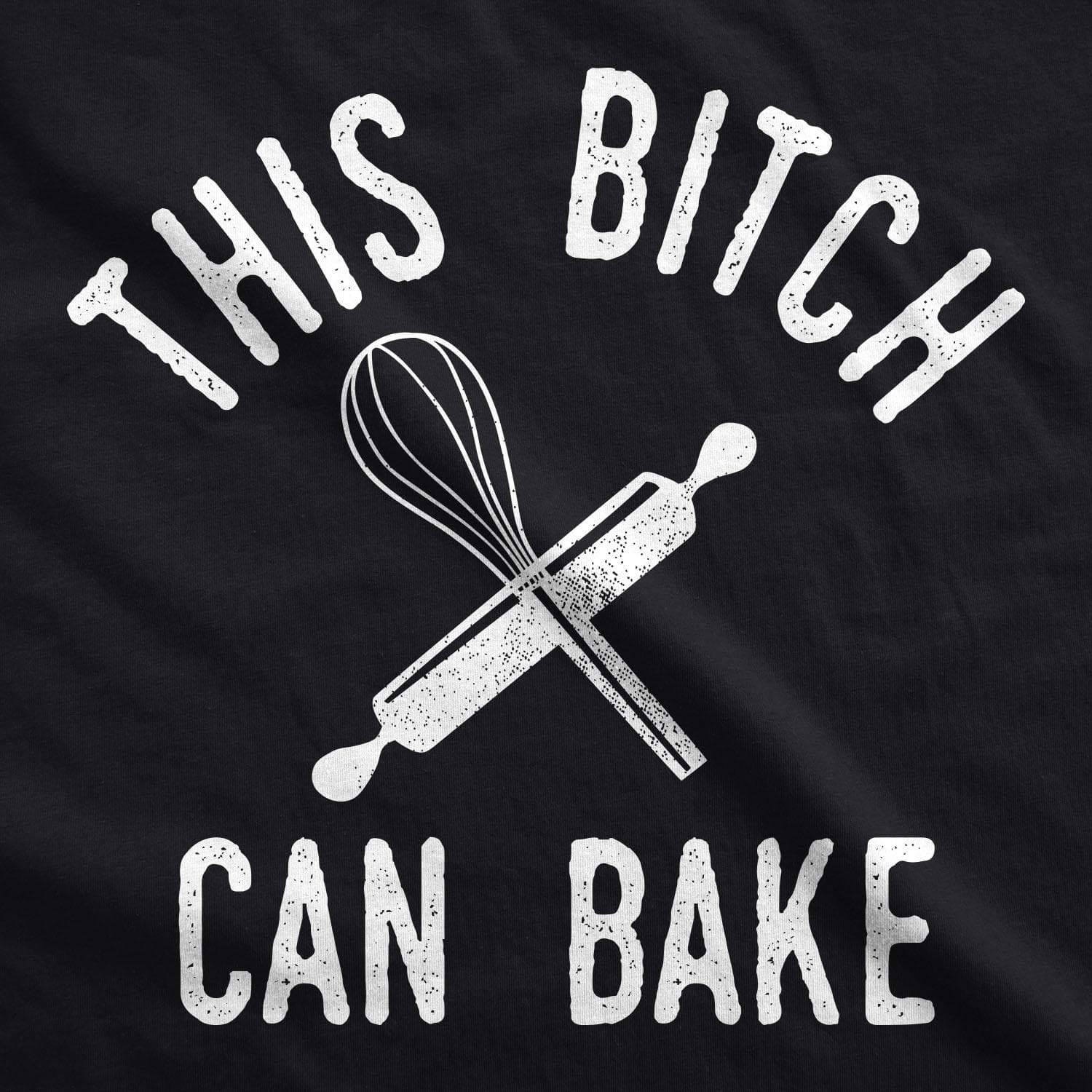 This Bitch Can Bake Cookout Apron - Crazy Dog T-Shirts