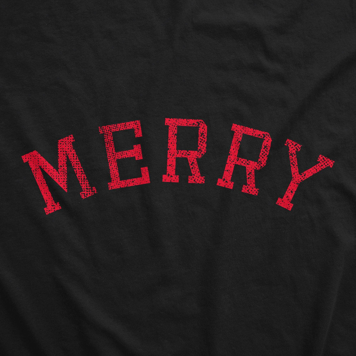 Merry Crew Neck Sweatshirt  -  Crazy Dog T-Shirts