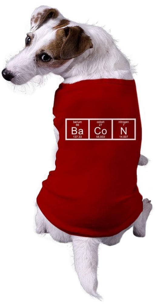 Chemistry of Bacon Dog Shirt - Crazy Dog T-Shirts