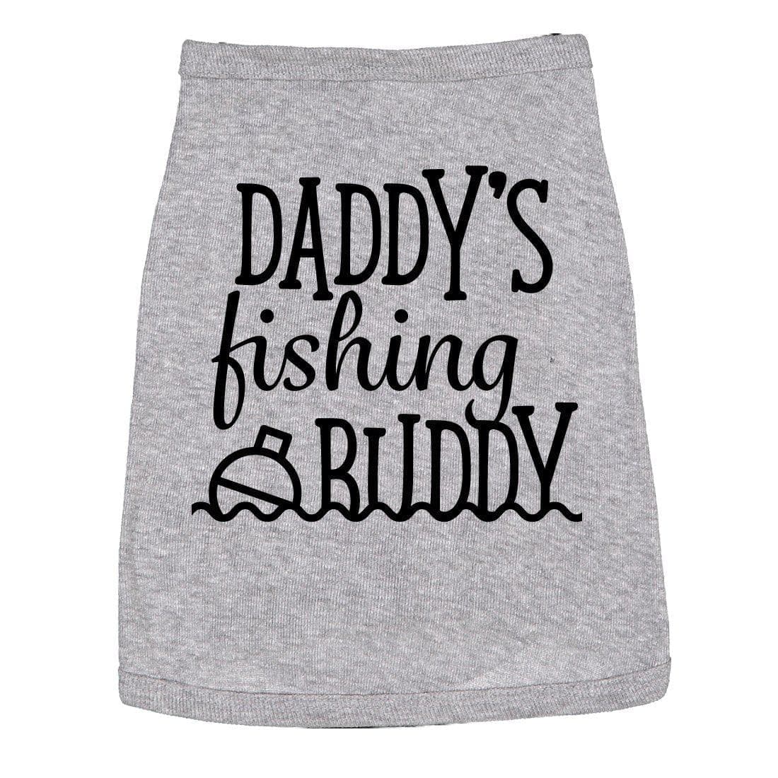 Daddy&#39;s Fishin Buddy Dog Shirt - Crazy Dog T-Shirts