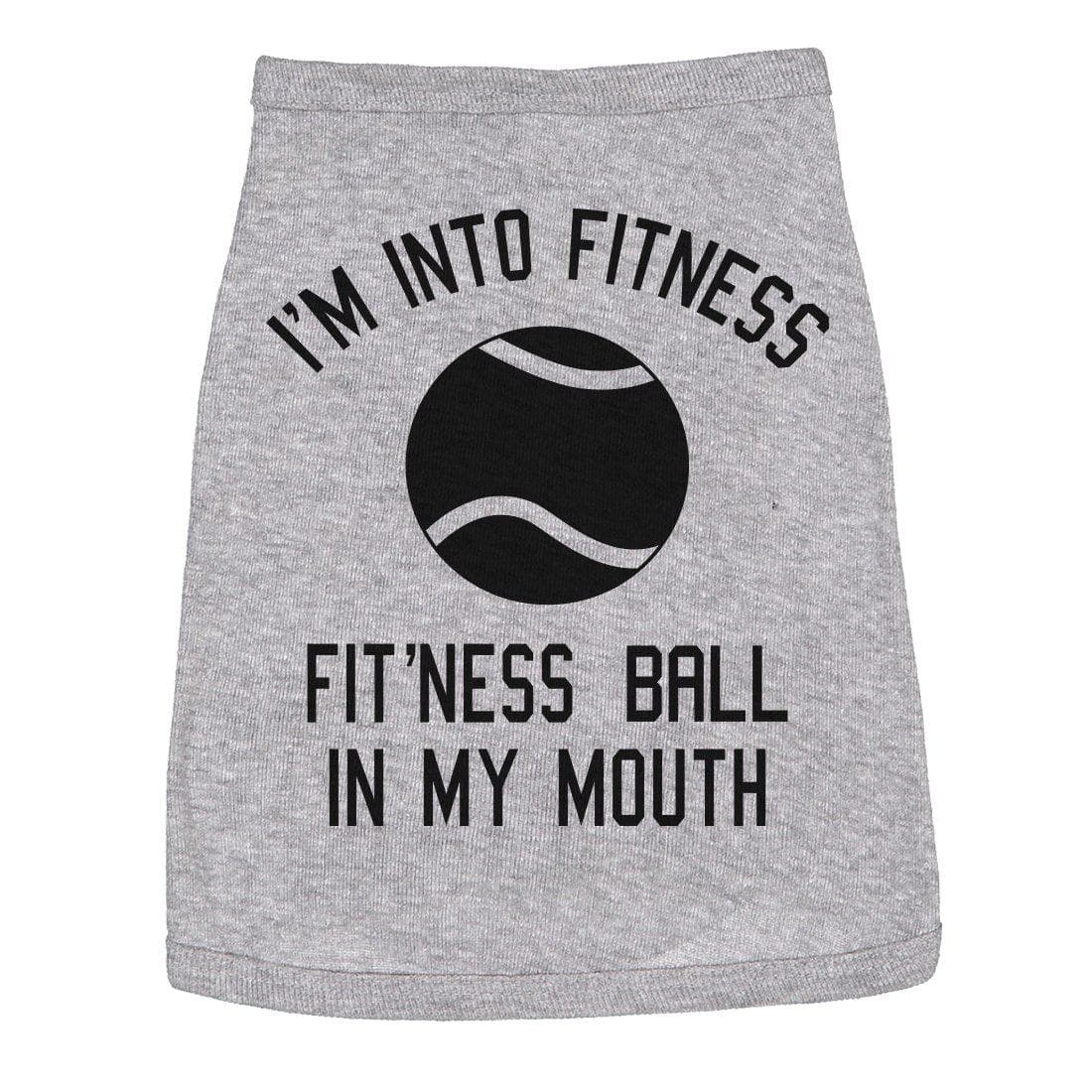 Fitness Ball Dog Shirt - Crazy Dog T-Shirts