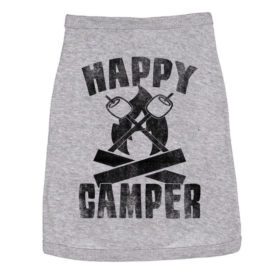 Happy Camper Dog Shirt - Crazy Dog T-Shirts