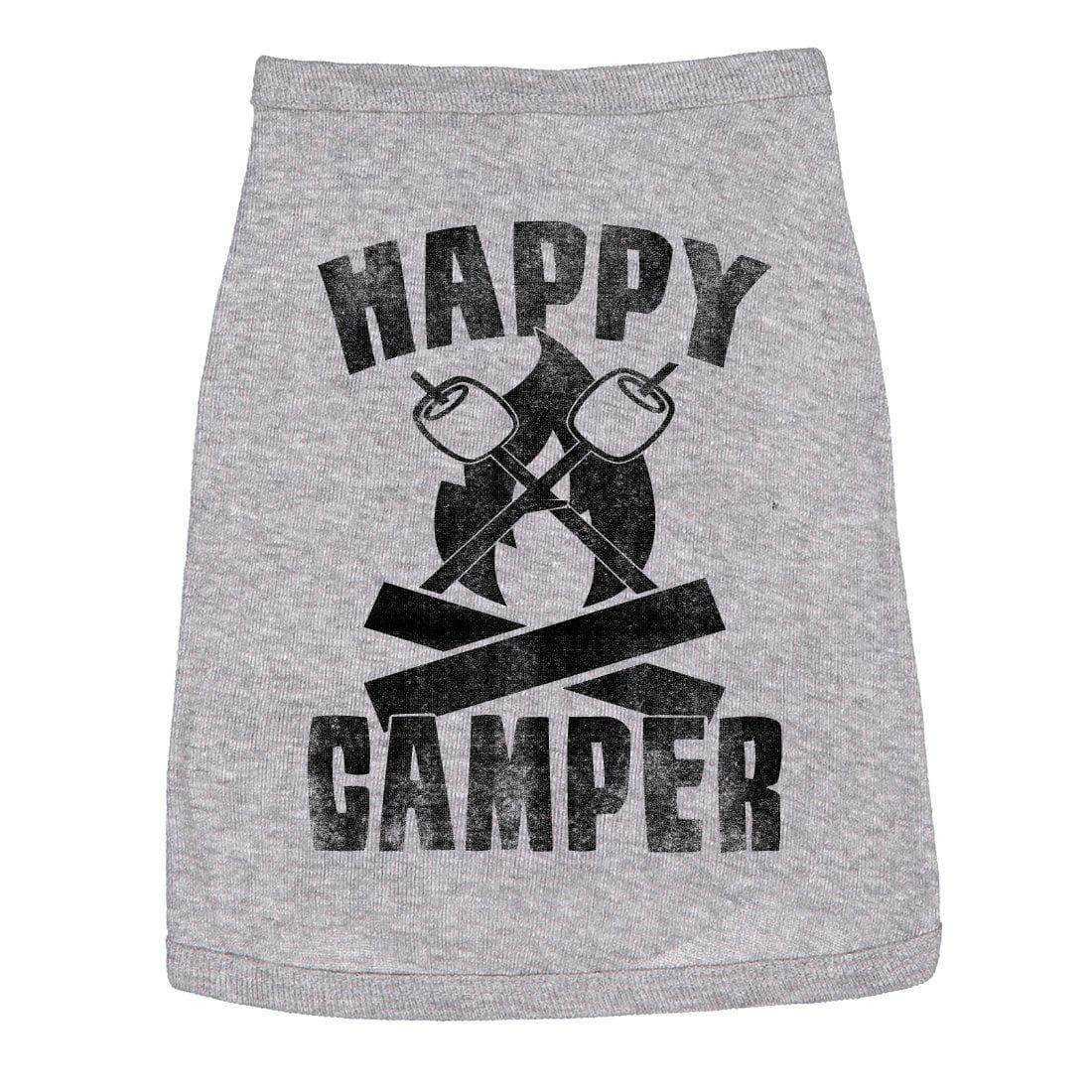 Happy Camper Dog Shirt - Crazy Dog T-Shirts