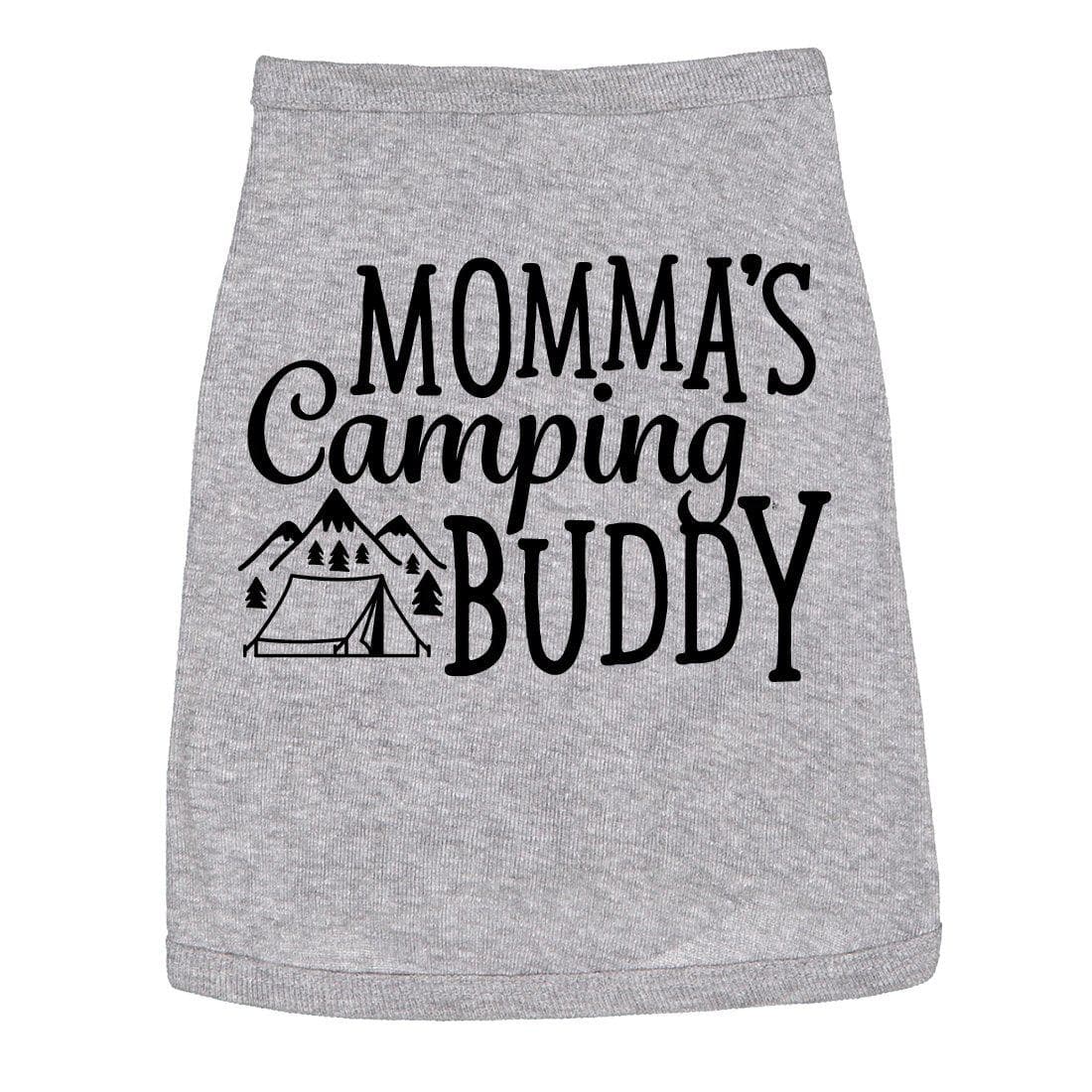 Momma&#39;s Camping Buddy Dog Shirt - Crazy Dog T-Shirts