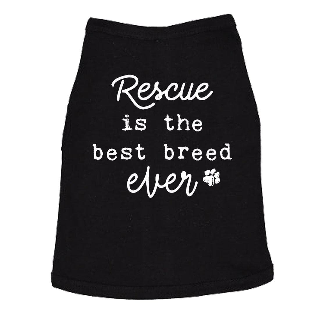 Rescue Is The Best Breed Ever Dog Shirt - Crazy Dog T-Shirts