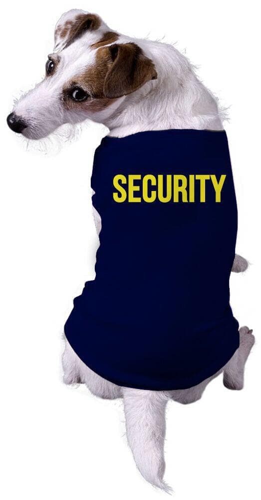 Security Dog Shirt - Crazy Dog T-Shirts