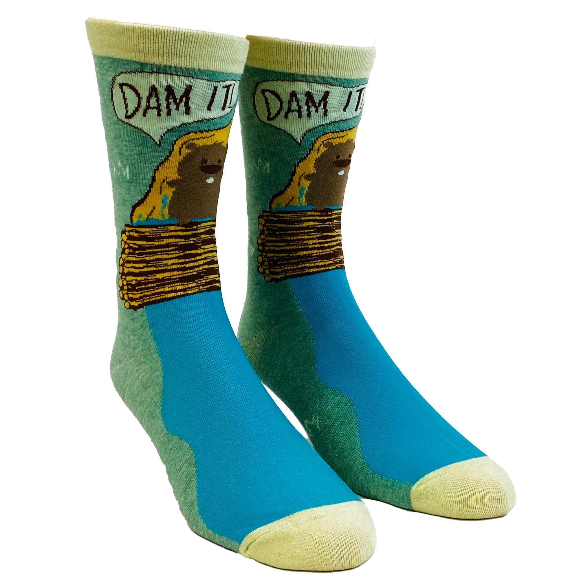 Men's Dam It Socks - Crazy Dog T-Shirts