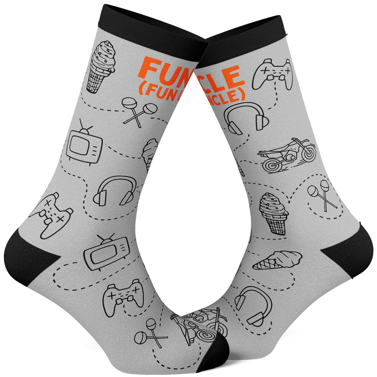 Men&#39;s Funcle Socks  -  Crazy Dog T-Shirts