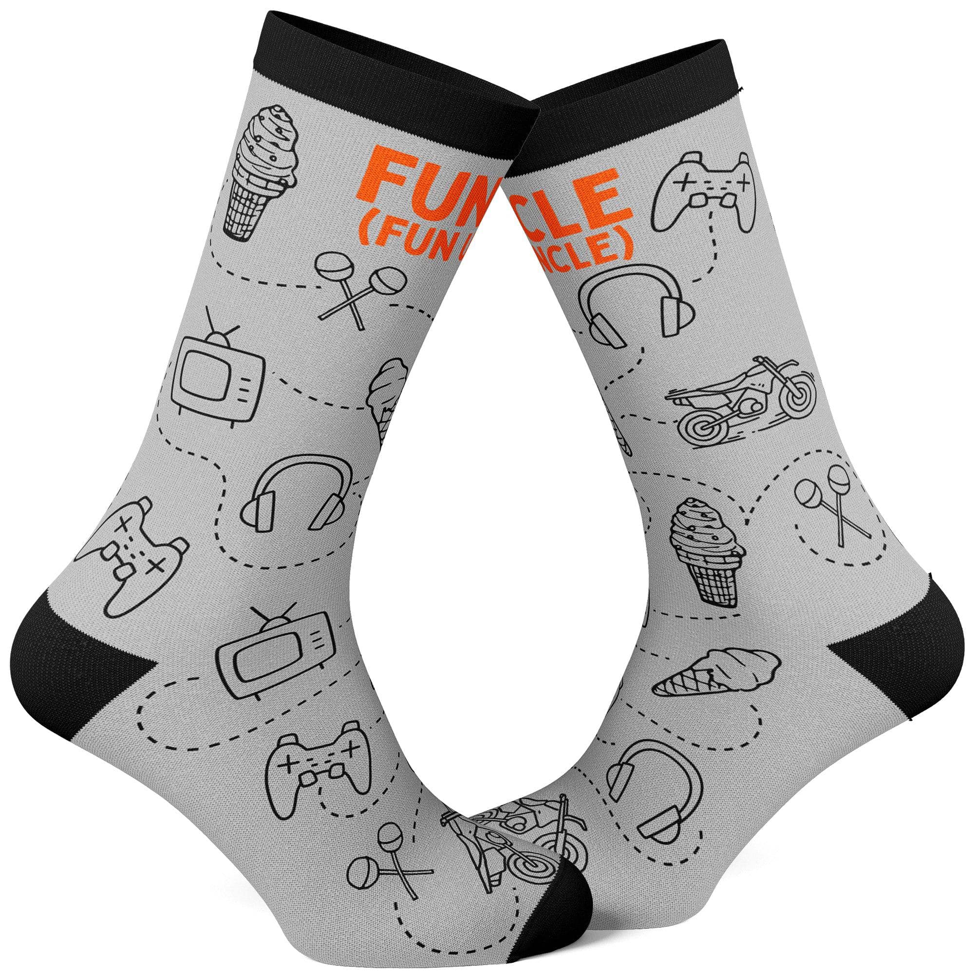 Men's Funcle Socks  -  Crazy Dog T-Shirts