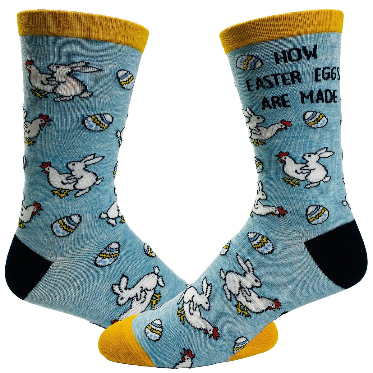 Men&#39;s How Easter Eggs Are Made Socks - Crazy Dog T-Shirts