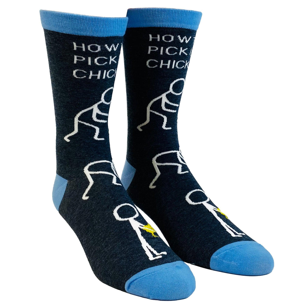 Men&#39;s How To Pick Up Chicks Socks  -  Crazy Dog T-Shirts