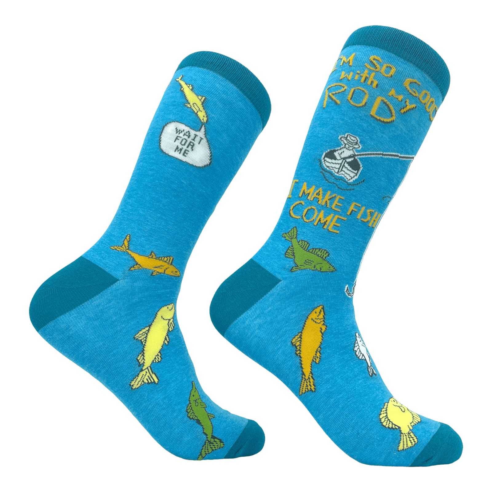 GOAUS Fishing Gifts for Men, Funny Hat and Socks for Him, Father