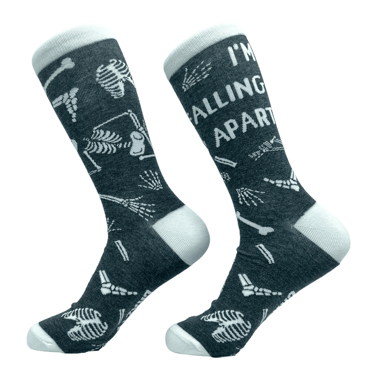 Men&#39;s Im Falling Apart Socks  -  Crazy Dog T-Shirts