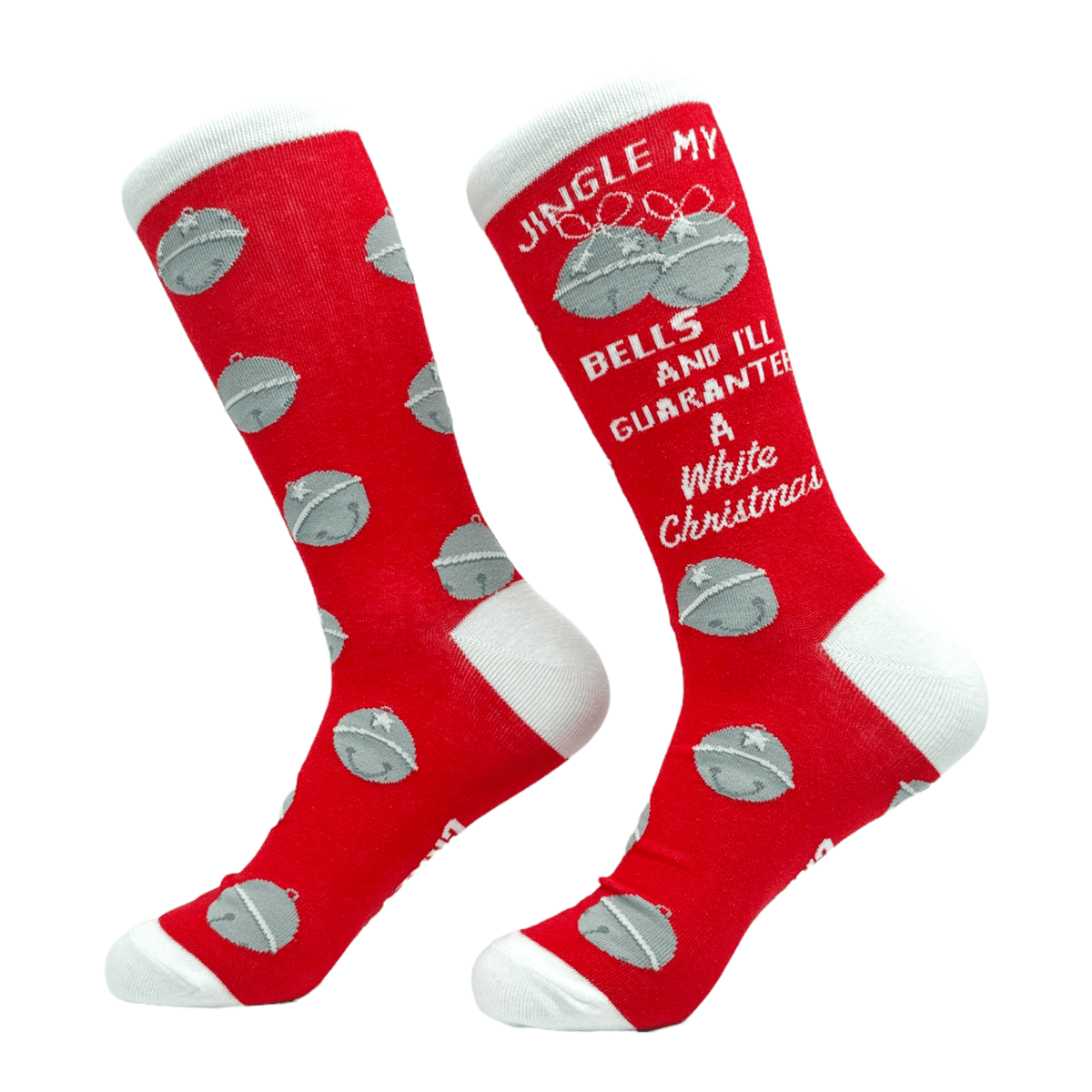 Men&#39;s Jingle My Bells Socks  -  Crazy Dog T-Shirts