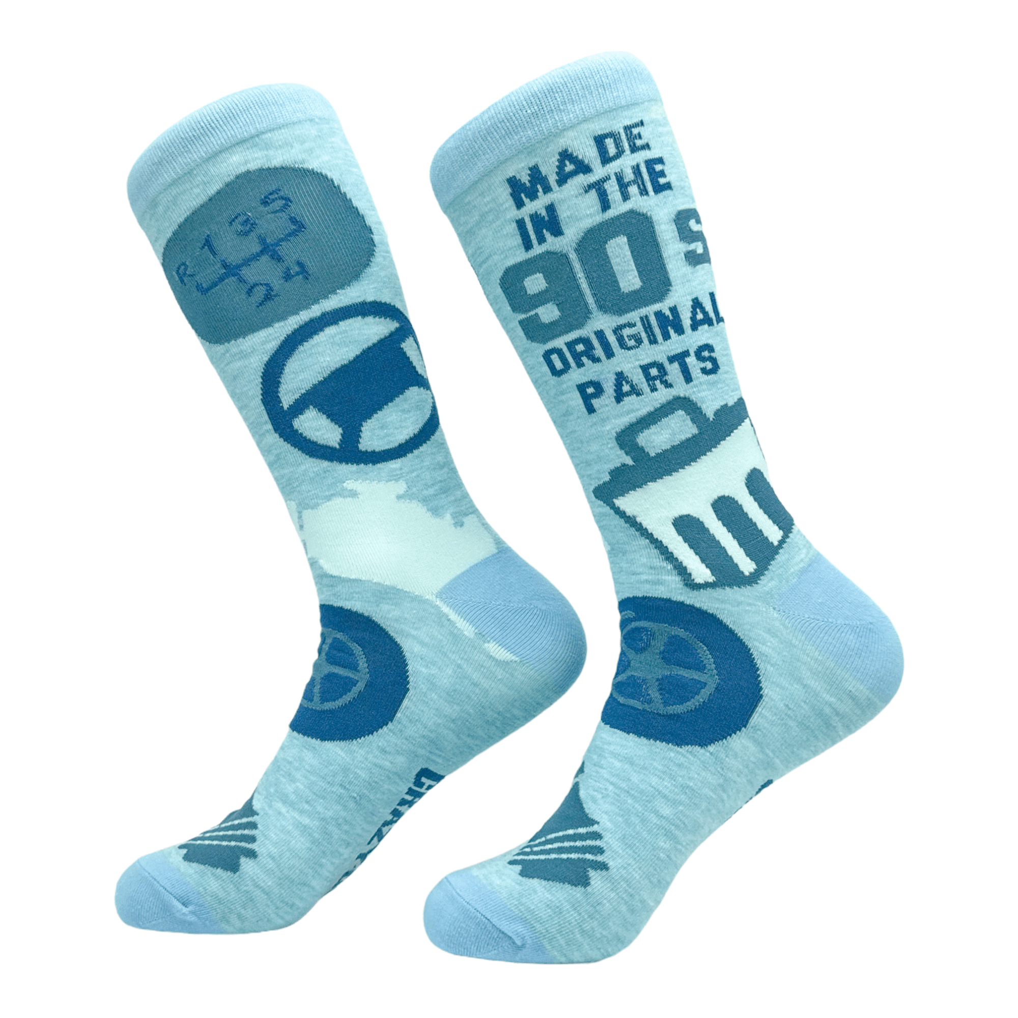 Men's Made In The 90s Socks  -  Crazy Dog T-Shirts