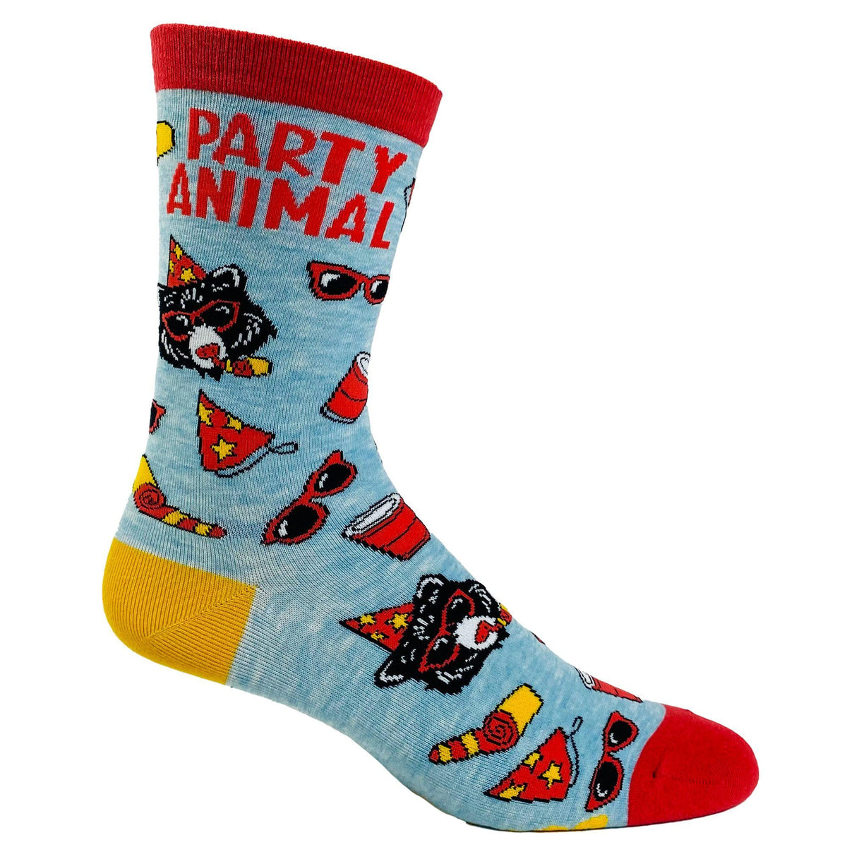 Men&#39;s Party Animal Socks - Crazy Dog T-Shirts