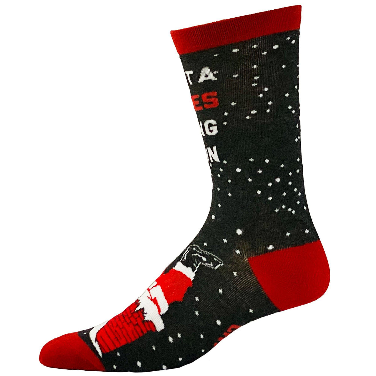 Men&#39;s Santa Loves Going Down Socks - Crazy Dog T-Shirts