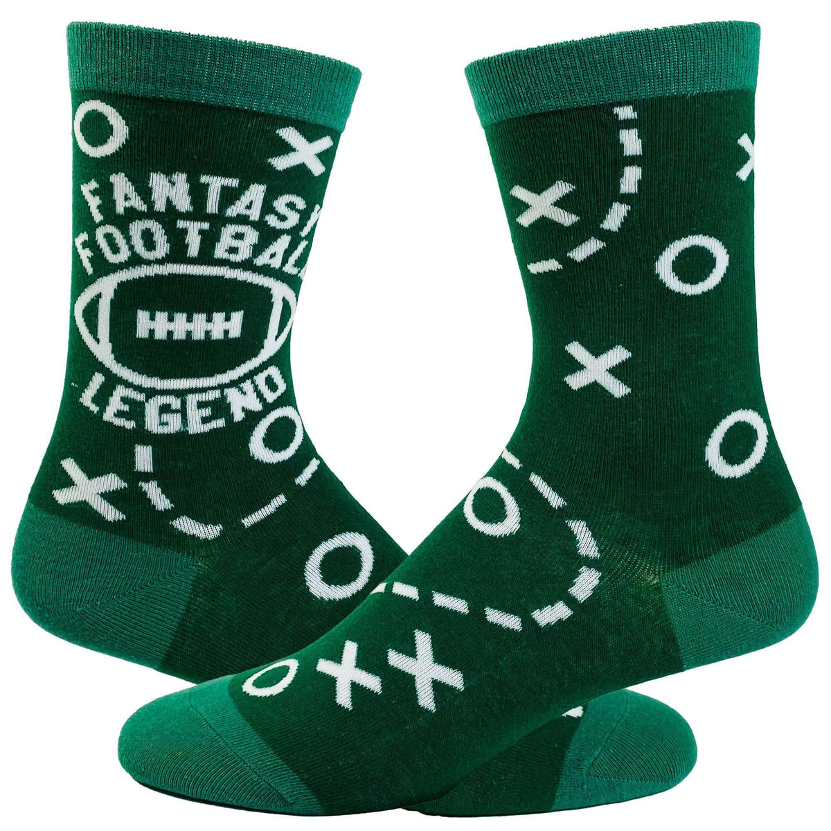 Mens Fantasy Football Legend Socks - Crazy Dog T-Shirts