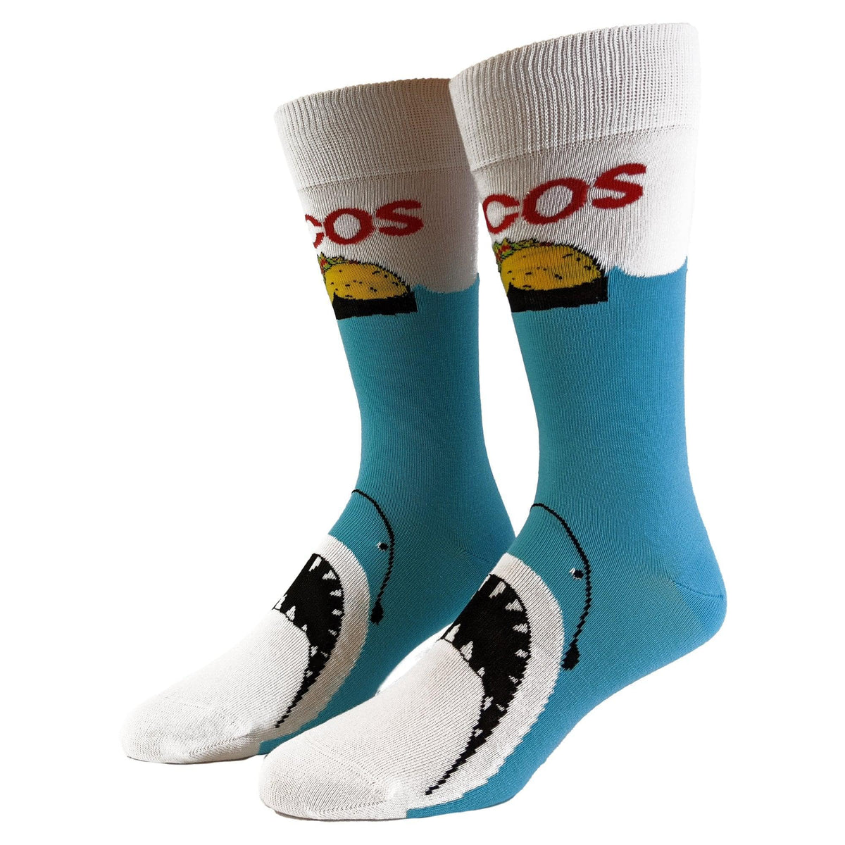 Mens Taco Shark Socks  -  Crazy Dog T-Shirts