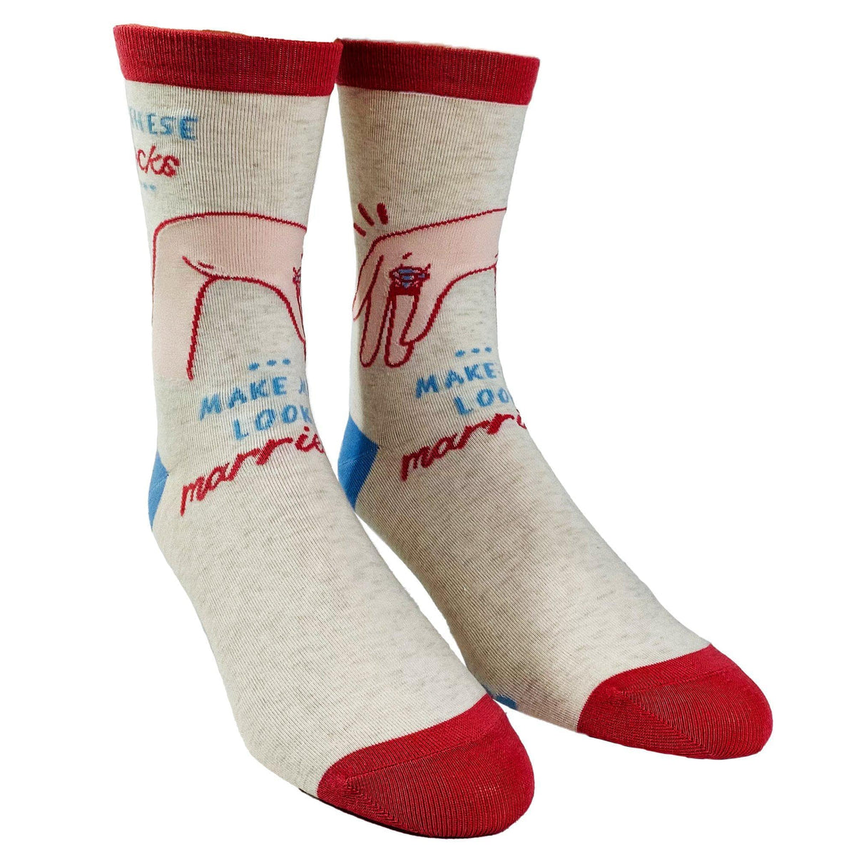 Women&#39;s Do These Socks Make Me Look Married Socks - Crazy Dog T-Shirts
